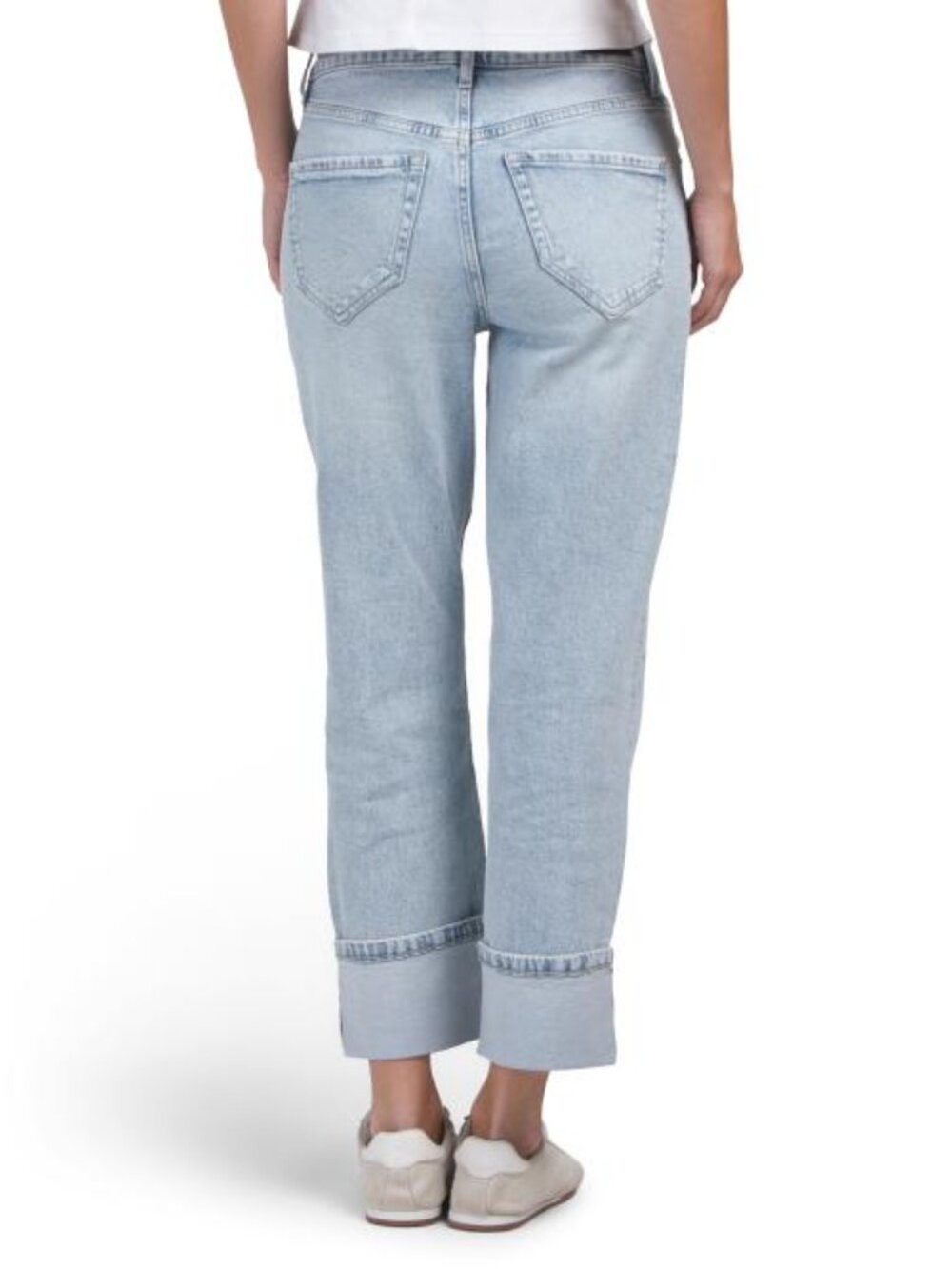 NICOLE MILLER Semi High Rise Relaxed Straight Cuff Vintage Comfort Jeans - Picture 2 of 3